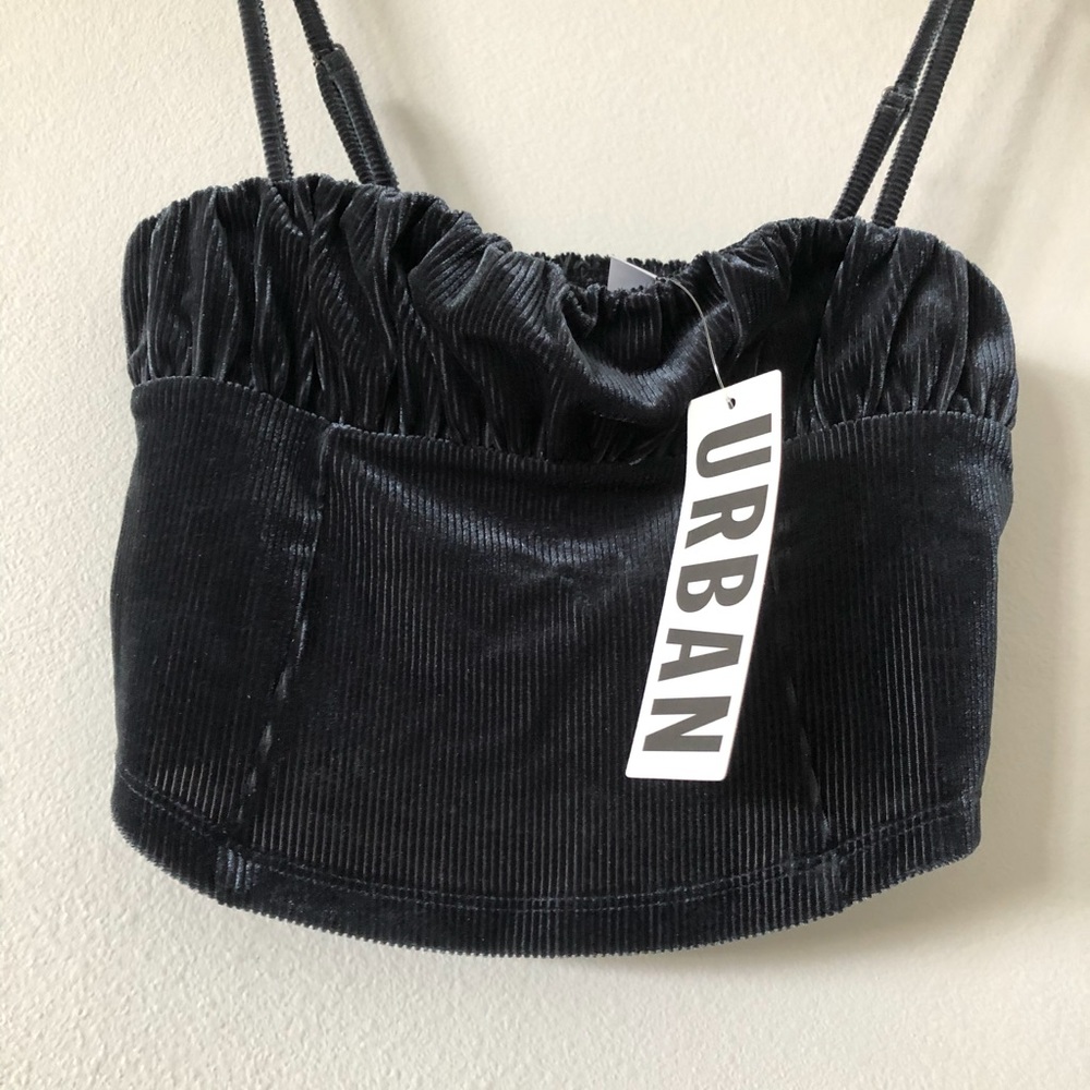 Urban Ribbed Crop Top Sz S